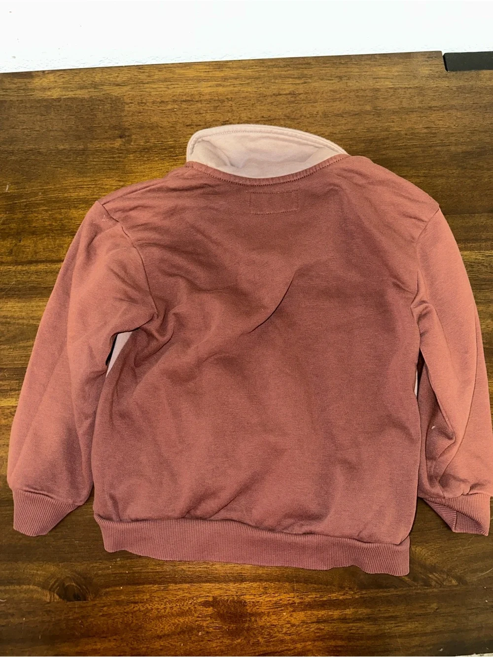Old Navy Mauve and Light brown Half-Zip Pullover